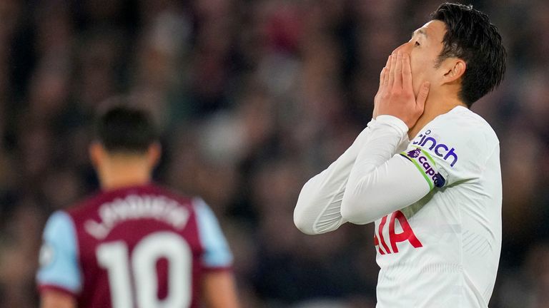 Tottenham missed the chance to close the gap on Aston Villa in fourth-place